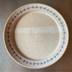 Handmade ceramic plate